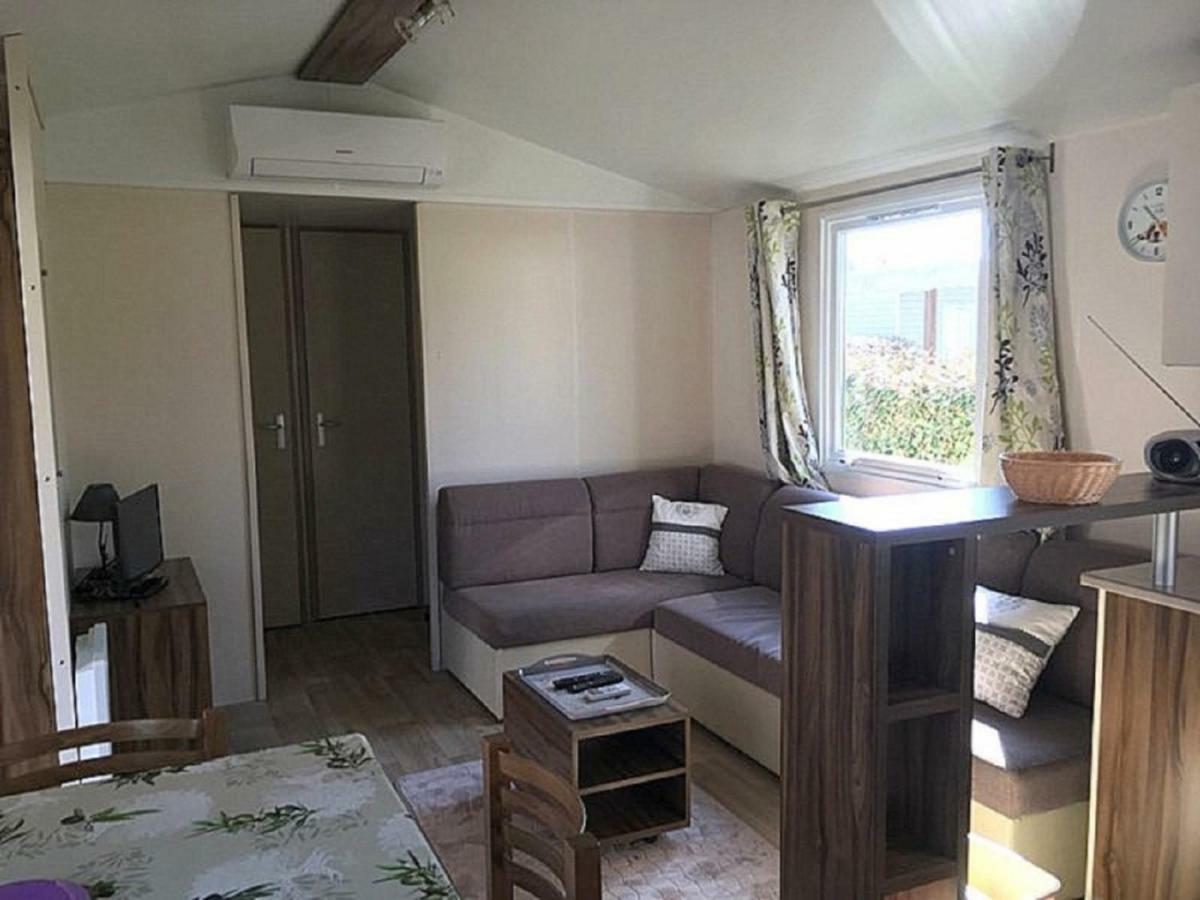 Mobile Home Ht De Gamme Climatise Dans Le Camping **** De La Reserve Gastes Eksteriør billede