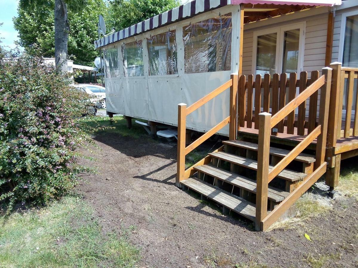 Mobile Home Ht De Gamme Climatise Dans Le Camping **** De La Reserve Gastes Eksteriør billede